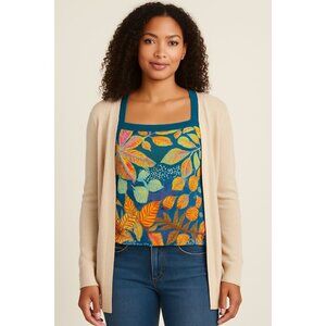 Cynthia Rowley Tropical Floral Tank – Size Large